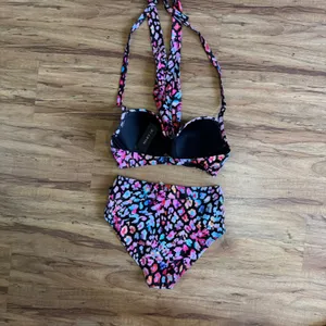 Tempt Me Womens Bikini Set High Waisted Push Up Halter Leopard‎ Print 2 Piece M thumbnail 8