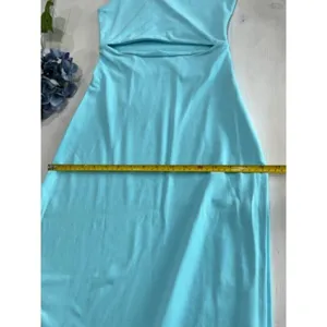 Susana Monaco‎ Cutout Dress Bodycon Sleeveless leg slit prom Dress Blue S thumbnail 7