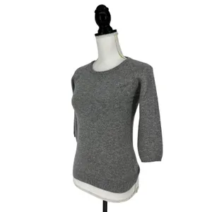 PURE Collection Cashmere Pullover 3/4‎ Sleeve Sweater thumbnail 6