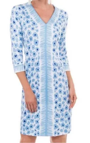 Gretchen Scott Wildcat Light Dress In Blue size S‎ thumbnail 1