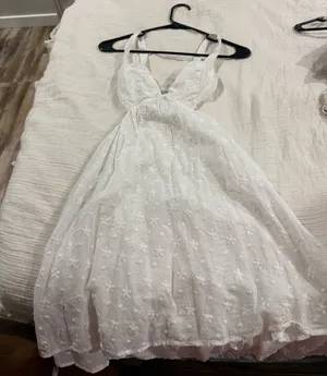 Princess Polly Mini Dress White Floral thumbnail 1