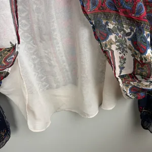 Twelfth Street By Cynthia Vincent‎ Peasant Blouse Silk Long Sleeve Size Sz L thumbnail 14