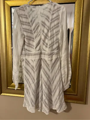 For Love & Lemons Allessandra Cream Mini Dress NWT! thumbnail 7