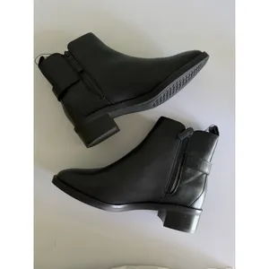 Cole Haan NIB‎ Kimberly Boots Women's Size 5.5 B Black Leather Waterproof Bootie thumbnail 4