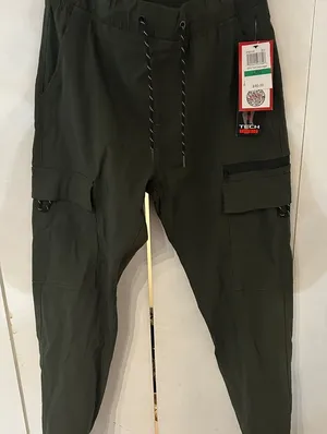 Ring of Fire Dark Olive Cargo Joggers thumbnail 1