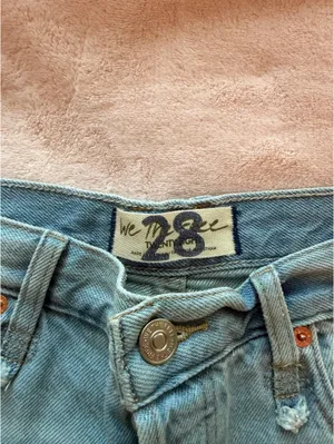 Free People Jean Shorts Distressed thumbnail 5