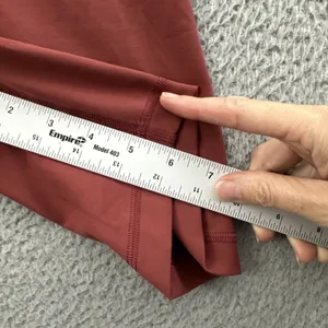 Lululemon Wunder Train High Rise Shorts 6" Chianti Maroon Athletic Biker Women 4 thumbnail 8