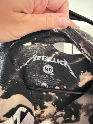 Metallica Urban Outfitters T-Shirt Tie-Dye thumbnail 3
