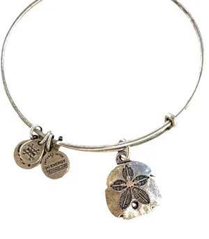 ALEX AND ANI Sand Dollar Bracelet Silver thumbnail 1