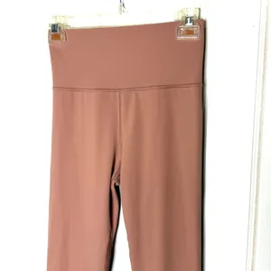 Vuori Colorblock Studio Leggings Rose Terracotta High Rise Small thumbnail 8