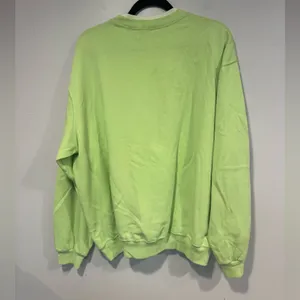 Neon green Christmas grandma style snowman sweatshirt‎ thumbnail 4