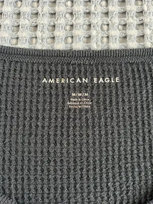 American Eagle Outfitters Waffle Sweater thumbnail 4
