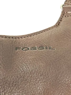 Fossil Soft Genuine Leather Purse Brown Everyday Crossbody Shoulder Bag thumbnail 3