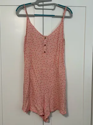 Roxy Floral Print Sleeveless Jumpsuit thumbnail 5
