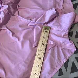 Juicy Couture Pink Lightweight Womens Drawstring Shorts Built In Briefs‎ Size L thumbnail 11