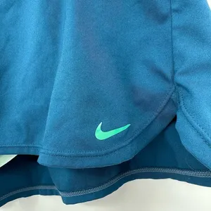 Nike size 14 blue shorts with liner shorts‎ under athletic elastic waist pocket thumbnail 3