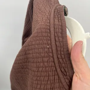 Women's Jacket Quilted Reverses Me Chocolate Coffee Brown Pattern Art Wear Boho thumbnail 10
