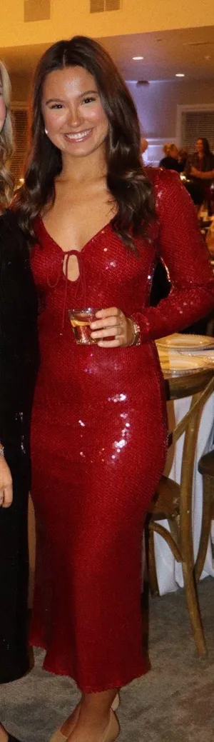 Bardot Sequin Maxi Dress thumbnail 1
