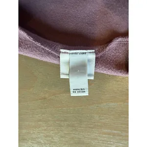 A New Day Sweater Top Women's Size Medium Mauve Mock Neck Long Sleeve Top EUC thumbnail 7