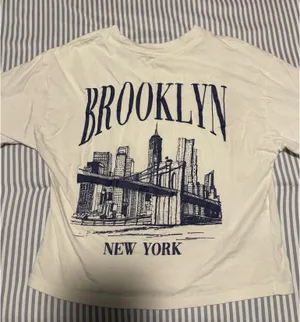 NYC Crop Top White thumbnail 1