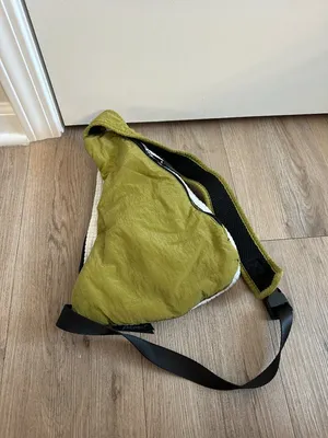 FREE PEOPLE Movement Cold Shoulder Sling Bag in Olive Green thumbnail 5