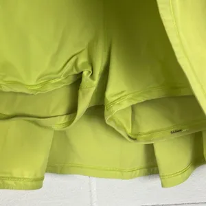 Lululemon women’s pace rival skirt 4-way stretch 15” lemon vibe skort size 10 thumbnail 3