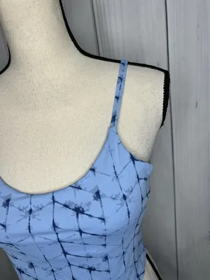 Tavi Women's Sz S Support Studio Yoga Cami Sports Bra Blue thumbnail 3