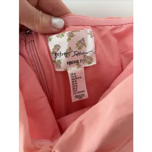 Forever 21 x Betsey Johnson Pink Strapless Ruched Bubble Mini Dress Size Med New thumbnail 3