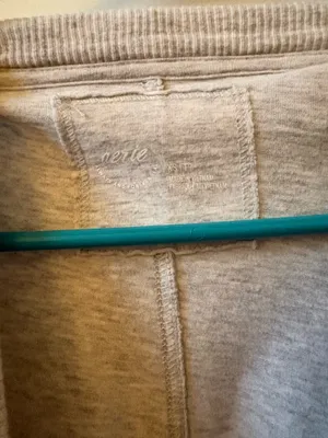 Aerie Long Sleeve Henley Top Grey thumbnail 2