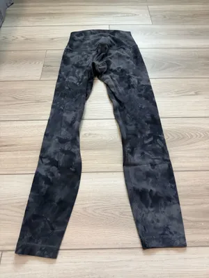 Lululemon Align High-Rise Pant 25" - Diamond Dye Pitch Grey Graphite Grey thumbnail 5