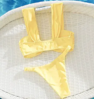 Yellow bikini Size M thumbnail 3