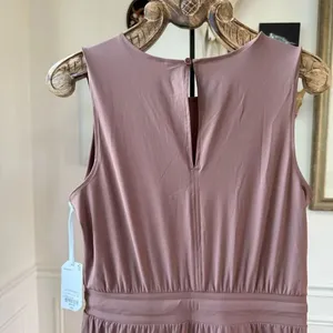 NWT Stylus Mocha Jumpsuit Wide Leg Pockets $74 M thumbnail 8