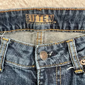 Bitten by Sarah Jessica Parker Blue Flare Wide Leg Jeans thumbnail 3