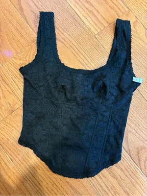 Victoria’s Secret PINK Black Lace Bralette/Brassiere NWT Size Small thumbnail 1