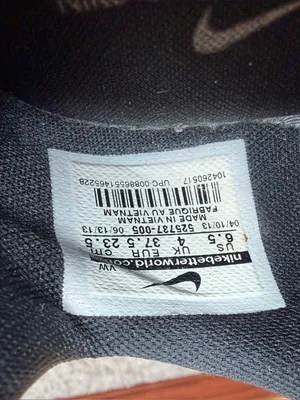 Nike In Season TR 2 Sneakers Tennis Shoes 6.5 Black Metallic Silver White thumbnail 8