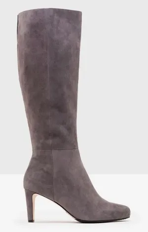 Boden Knee High Gray Suede‎ Boots Size 5.5 (36) thumbnail 1
