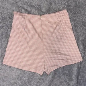 Altar'd State Pink Houndstooth Skort with Button Accents Preppy Style Size M thumbnail 4