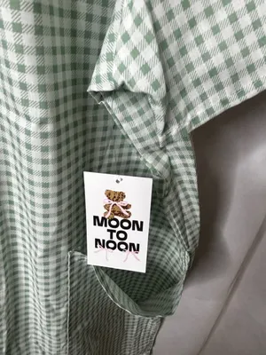 Moon To Noon Women's Snap-Front Gingham Sleep Dress thumbnail 4