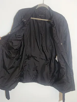 Banana Republic Womens Black Utility Jacket Size Large Flaw thumbnail 6