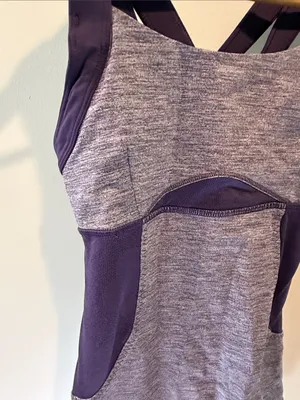 Lululemon 4 Chaturanga Concord Grape Athletic Activewear Tank Top thumbnail 3