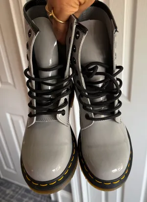 Dr. Martens 1460 Patent Leather Lace Up Boots Women's Size: 7 thumbnail 8