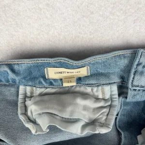 Madewell Emmett Wide-Leg Jeans Women's 25 Blue Light Wash Ankle Crop Normcore thumbnail 4