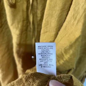Cato Mustard Yellow Lightweight Blouse Shirt XL thumbnail 7