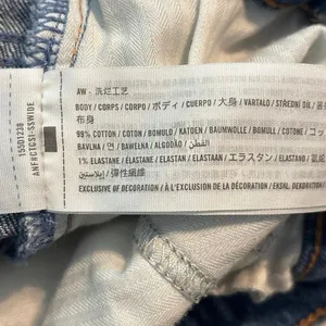 Abercrombie & Fitch A&F Plus Size 35 20 Short 90s Straight Ultra High Rise Jeans thumbnail 4
