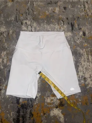 ALO 7" High-Waist Biker Short size small thumbnail 6