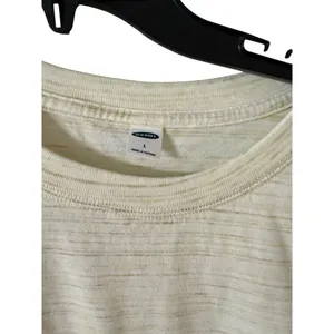 Old navy yellow Stripped Cotton Short‎ Sleeve size L thumbnail 2