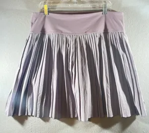 765 | Quince Pleated Active Performance Tennis Golf Skort‎ Purple Womens XL thumbnail 1