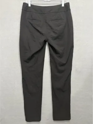 Dalia Women’s M Black Plaid Pull-On Straight Leg Pants thumbnail 3