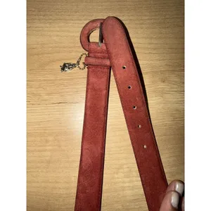 Hush Puppies Red Genuine Leather Belt - Dog Charm -‎ Women's Size XL thumbnail 5