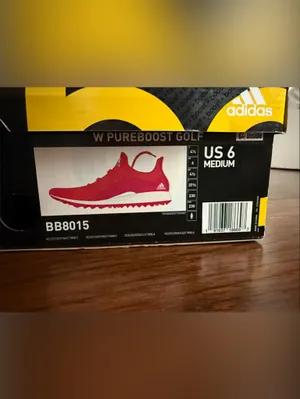 Adidas Hot Pink Knit Lace-Up Sneakers thumbnail 6